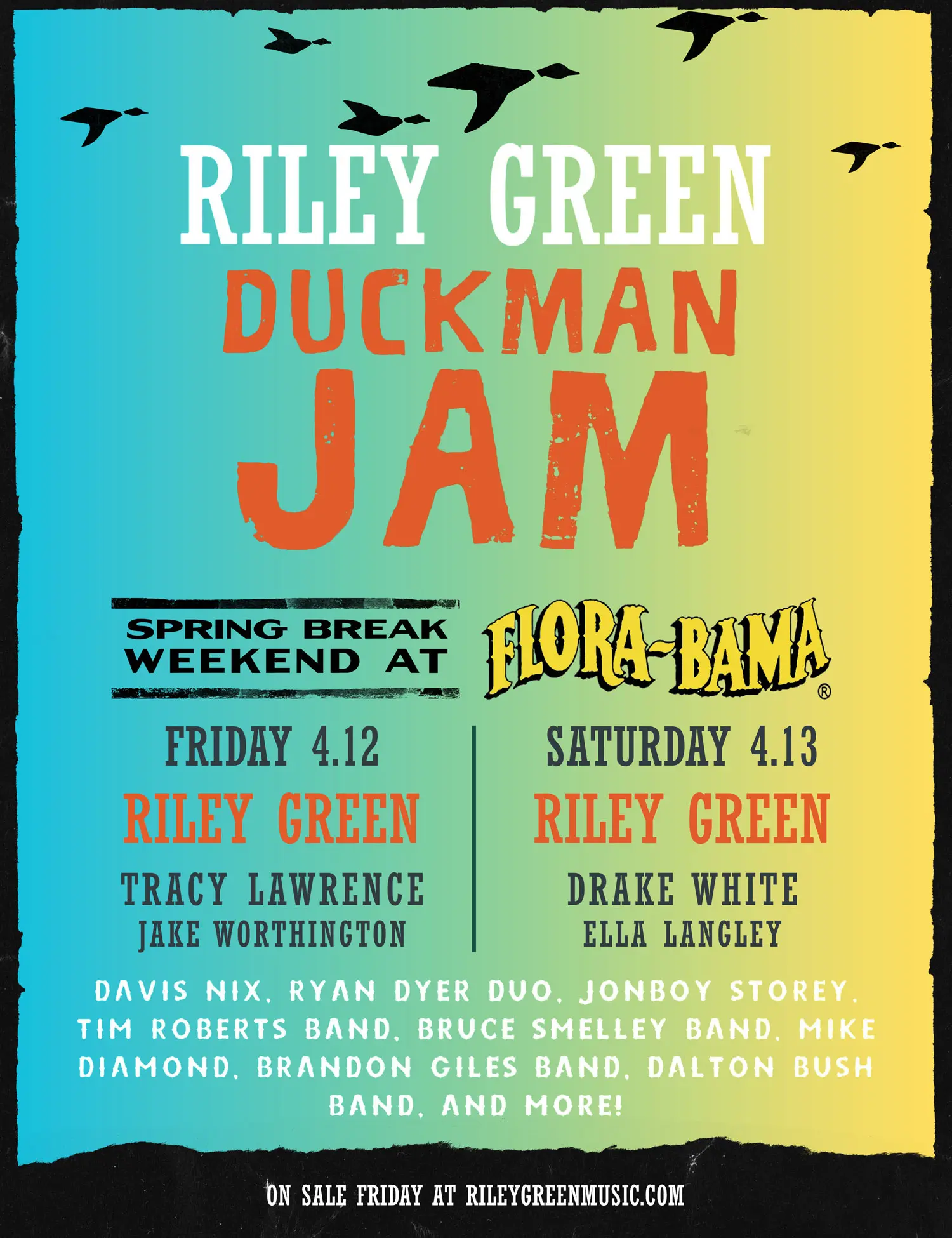 Duckman Jam at Flora-Bama poster